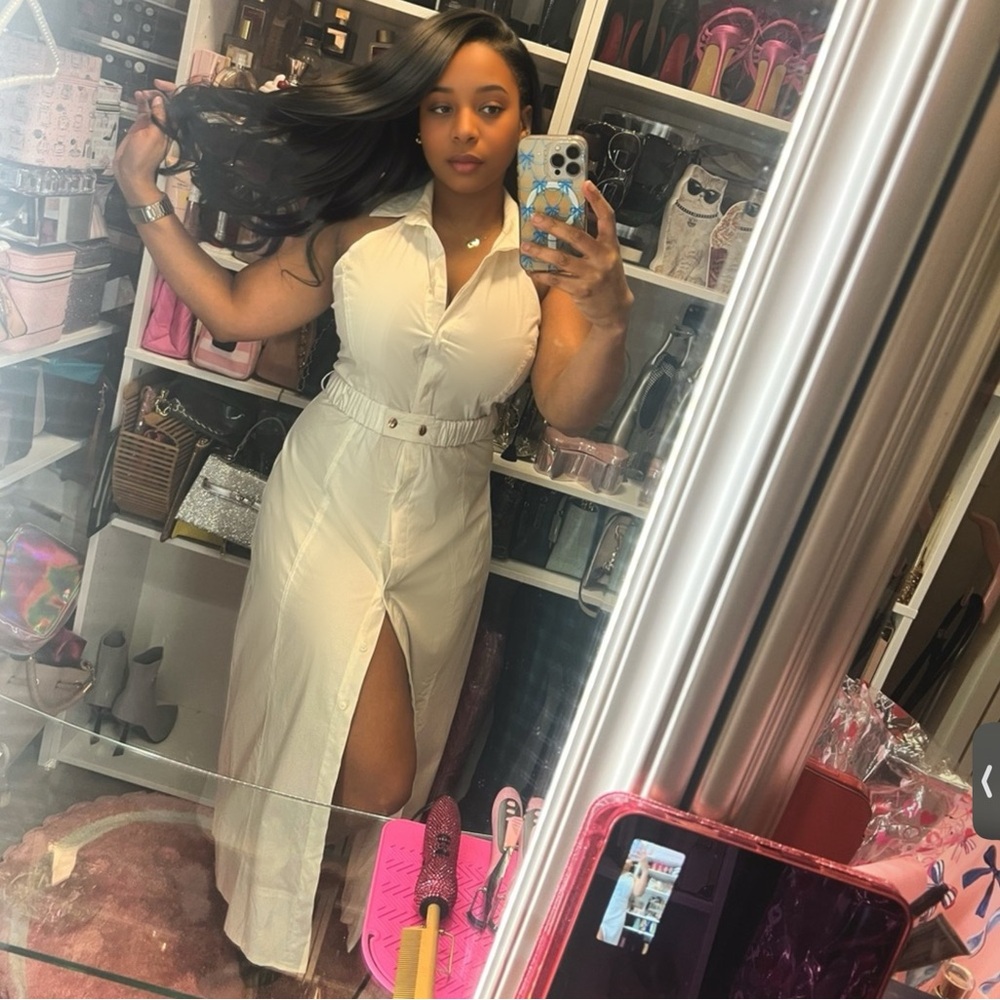 ZARA White Sleeveless Midi Dress (BLOGGER FAVORITE)